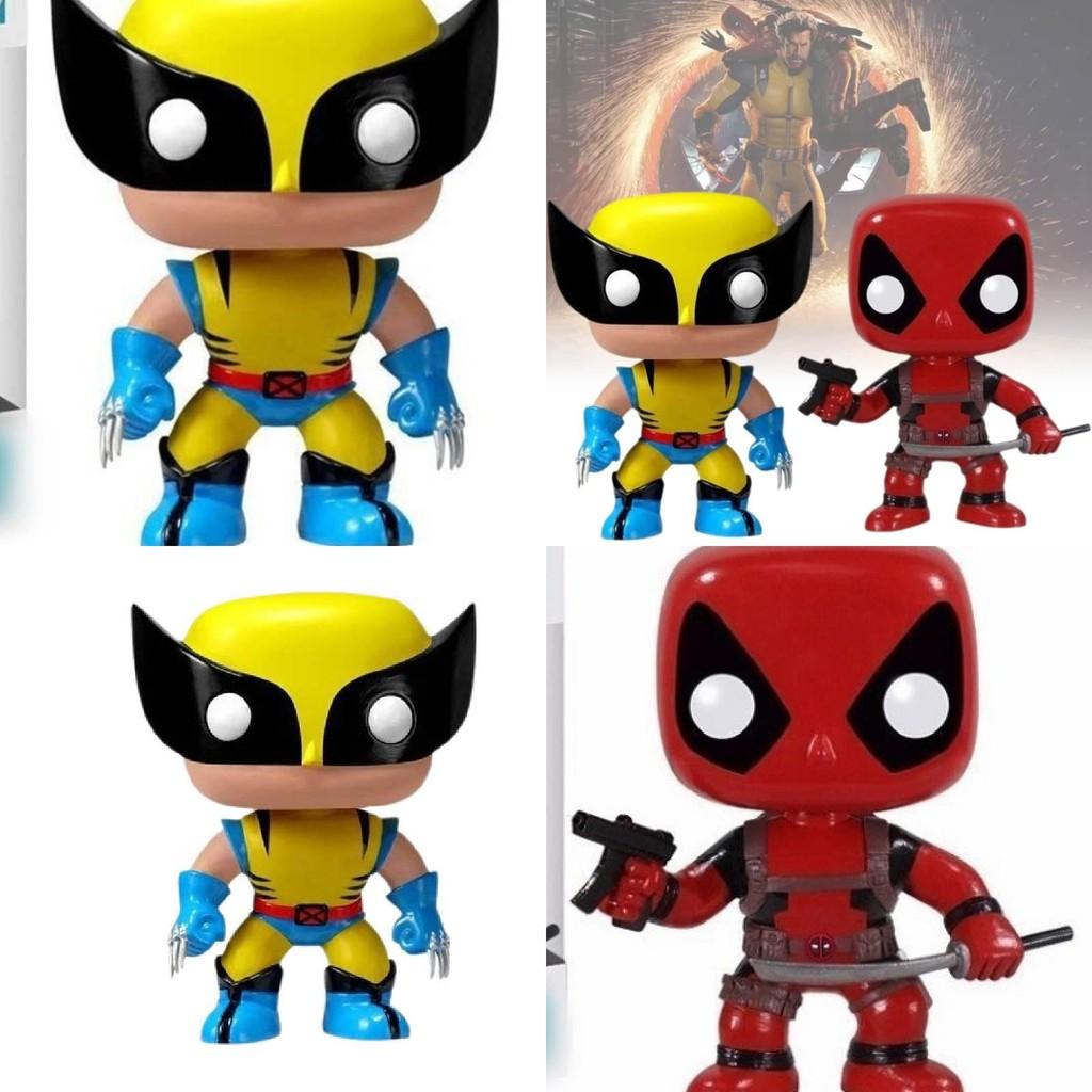Wolverine 05 And Deadpool 20 Collectible Pvc Figure Set For Fans
