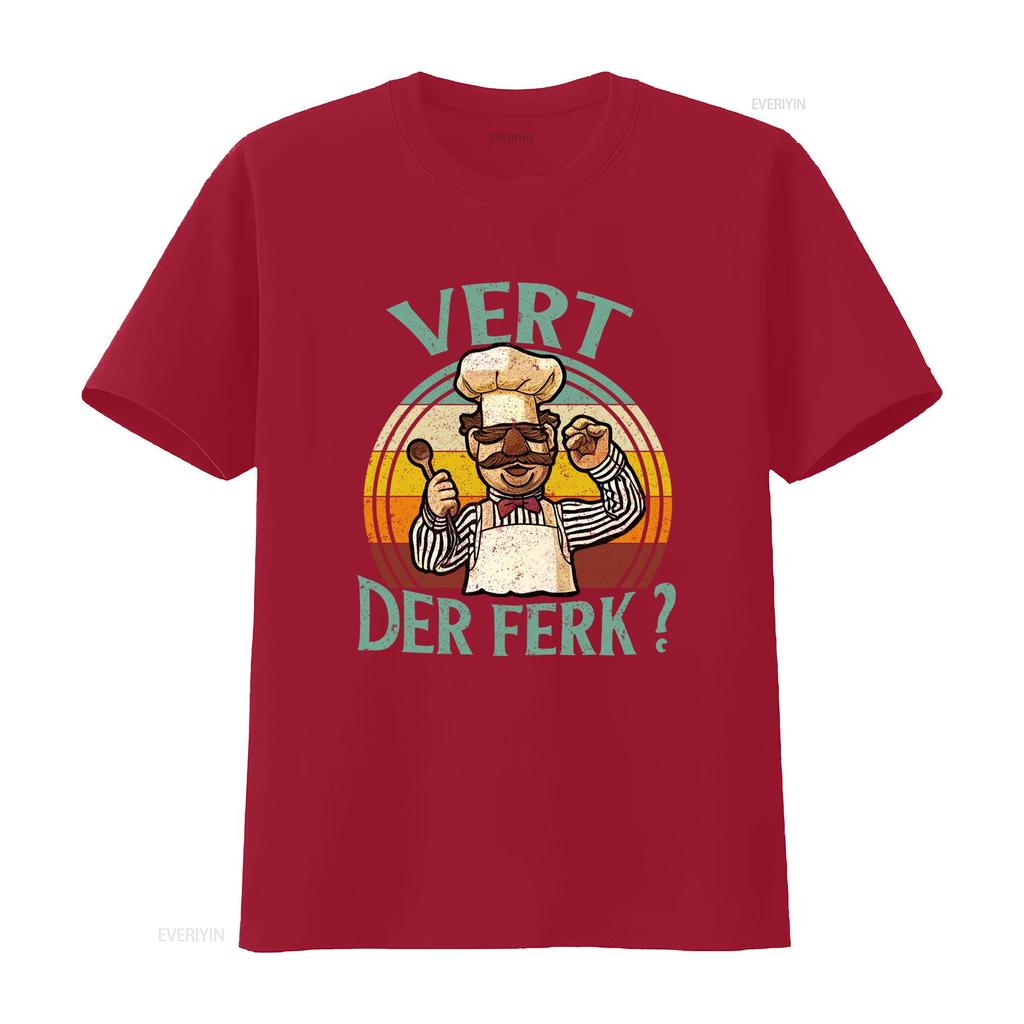 Swedish Chef Retro Design T Shirt for Men S 5XL Fast Shipping vintage Washed Comfortable Versatile Stretched