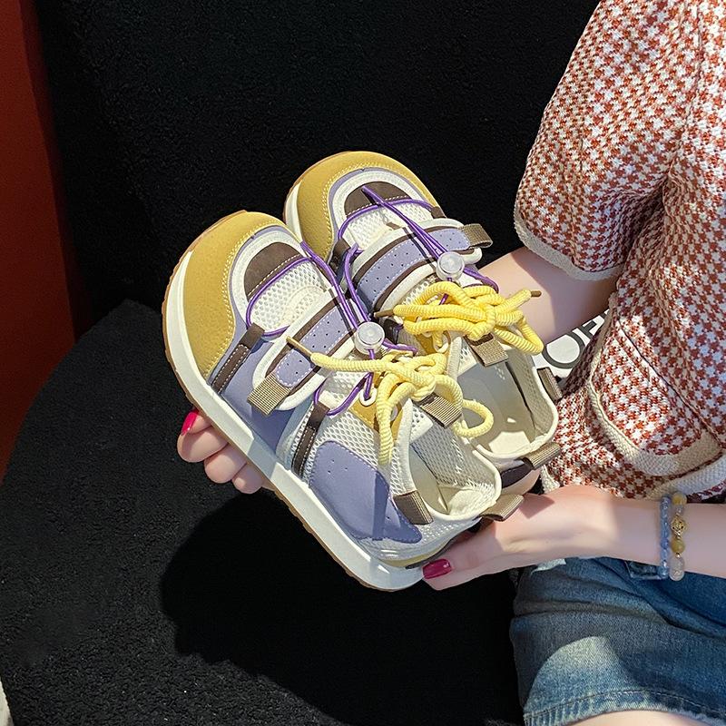 Big Head Shoes 2025 Summer New Comfortable Breathable Mesh Soft Sole Versatile Fashion Sneakers