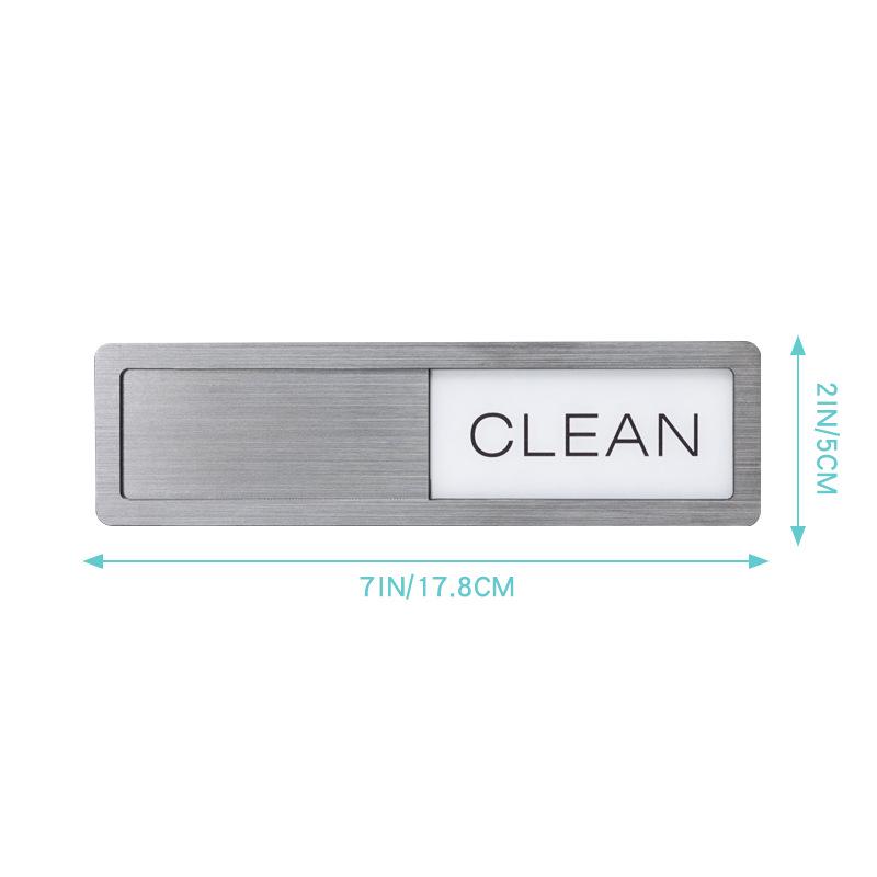 Double-Sided Magnetic Dishwasher Sign: Clean/Dirty Reminder