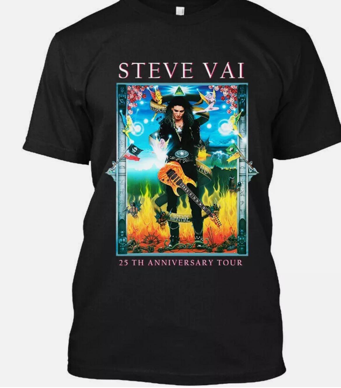 Новая Популярная Американская Футболка Steve Vai Passion Warfare 25-летний Юбилей S-5XL L