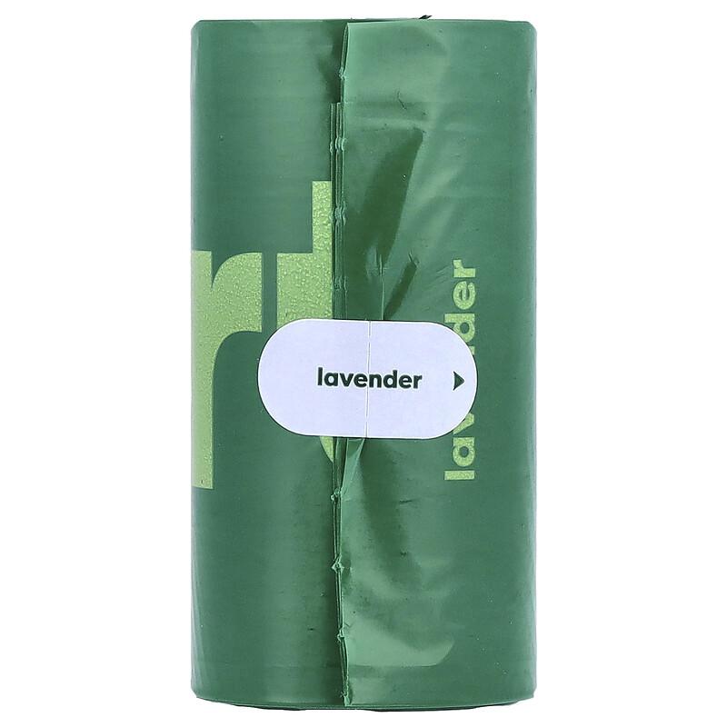 Poop Bags, Lavender, 8 Rolls