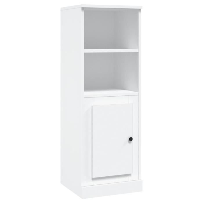 VidaXL Buffet haut blanc 36x35,5x103,5 cm bois d'ingénierie 816320