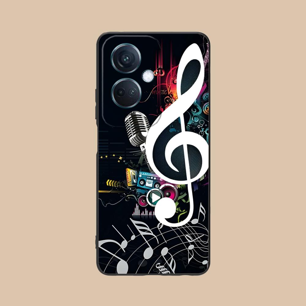 Musical Note Staff Mobile Phone Case for OPPO Find X9 X8 X7 X6 X5 X3 X2 Plus S Pro Ultra Lite Colorful Printing Cover Smartphone