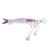 Fish Keychain Roseate Fish Scales Creative Lovely 3D Lifelike Fishing Keychain for Bag Decoration Present