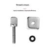 Stainless Steel M4 Surfboard Tail Fin Replace Screw 1Pcs Durable Surf Fin Bolt for Surf Enthusiast Daily Repair Supplies