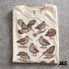 Meep Bird American Woodcock 90s Vintage Tattoo Style Graphic Tshirt, Retro Comfort Colors® Y2k Timberdoodle Wildlife Unisex Tee, Birder Gift