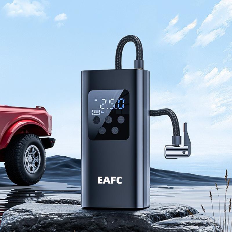 EAFC 150PSI Bezprzewodowa Pompa Powietrza Bezprzewodowy/Przewodowy Elektryczny Wysokociśnieniowy Inflator do Opon Samochodowych Rowerów Piłek Łodzi Pompa Nadmuchiwana
