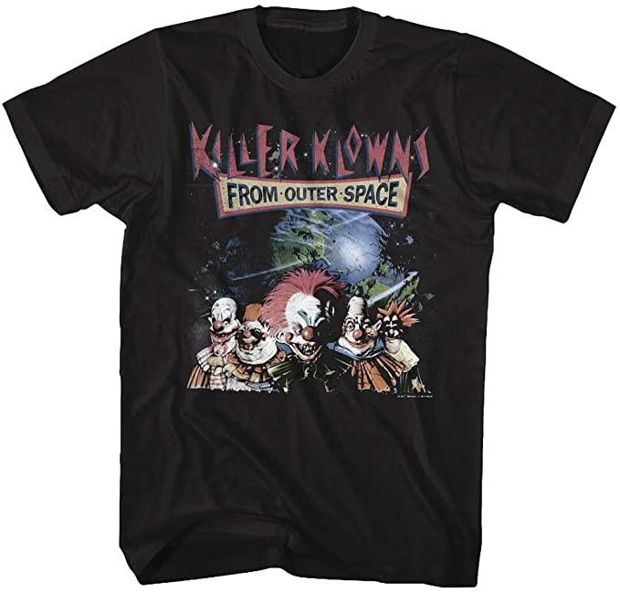 1988 Fantasy Killer Klowns From Outer Space Movie Klowns In Space Comedy Horror Unisex T-Shirt L