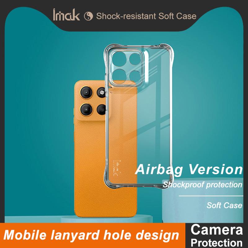 For Moto G15 4G Phone Case IMAK Shock-resistant Soft Case