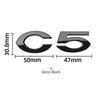 ABS 3D Car Rear Trunk Badge Sticker Emblem Accessories C2 C4 C5 logo for Citroen ait256