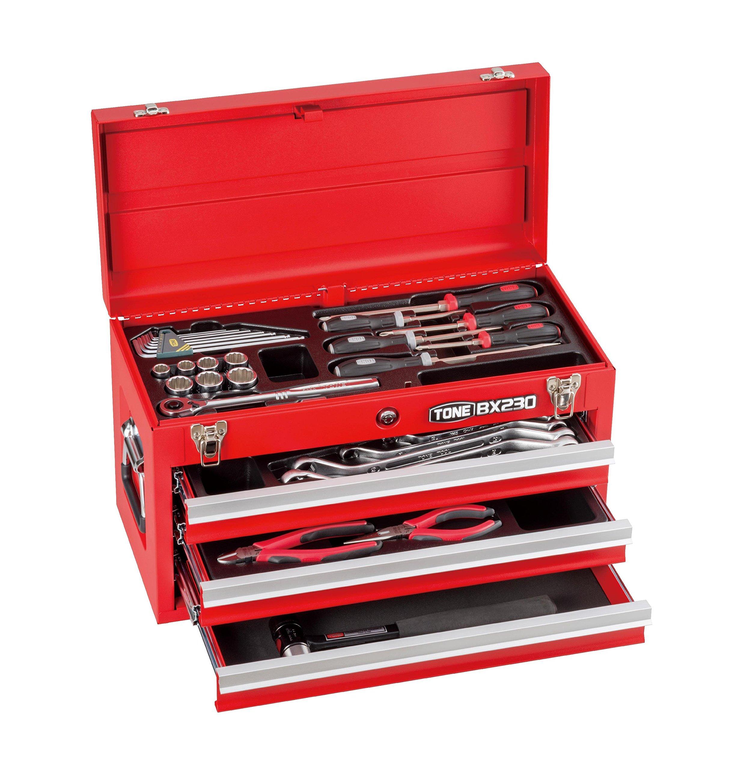 

TONE Tool Set TSS452 Drive 12.7mm (12 ) Red Contents 37 items