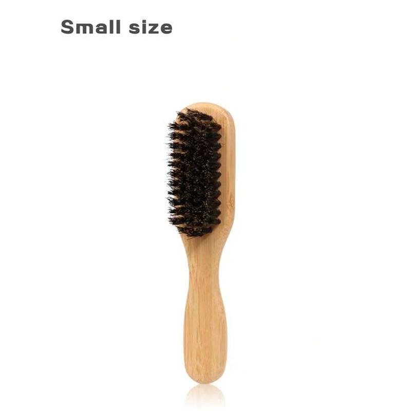 

2pcs/1pc Edge Brush & Sliding Back Comb - Soft Mane, Hair Edge Trimming, Curly Hair Smoothing, Adds Luster For All Hair Types