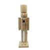 38cm DIY Walnut Cracker King Soldier Ornament - Creative Gift Item