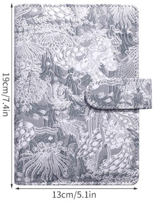 A6 Vintage embossed PU piele DIY Binder notebook copertă jurnal agendă planificator hârtie copertă școală papetărie