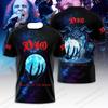 Retro Rock Dio Band 3d Graphic Print T-shirt Men Women Fashion Casual Oversized Short Sleeve Tops Tees Men Clothing Album