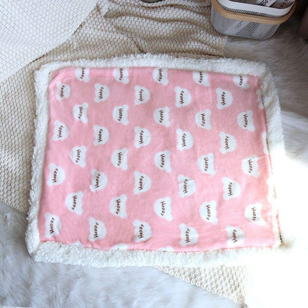 Soft Cat Warm Blanket Thickened Pet Sofa Blanket Practical Puppy Bed Mat for Dogs Cats