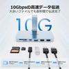 PULWTOP 7-in-1 USB-C-Hub für iMac mit NVMe-SSD-Steckplatz Nicht iMac-Zubehör Hakenart USB-C-Hub 1 x 1 x 2 x 1 x Kartenleser für iMac Studio Display Blau
