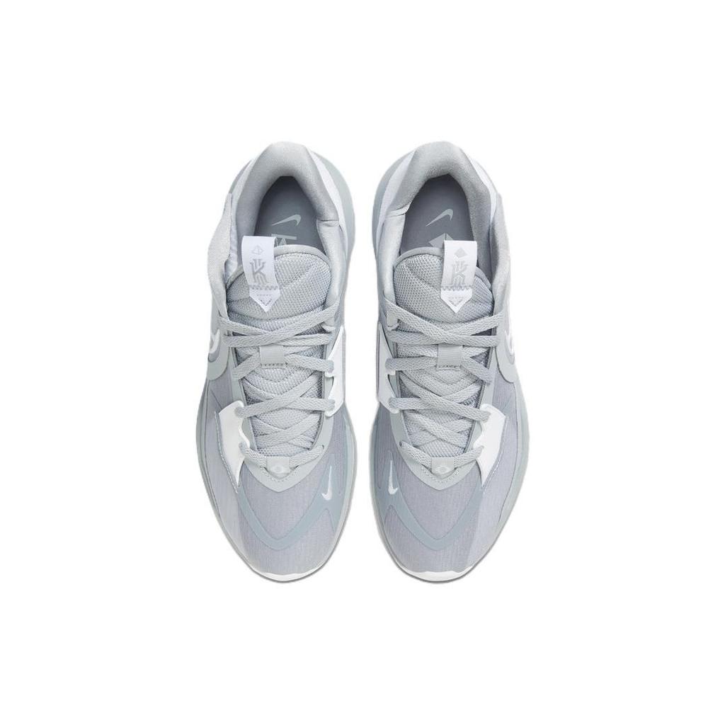 Nike Kyrie 5 Low TB EP Round Toe Comfortable Non-Slip Durable Low-Top Basketball Shoes Men Sneaker Gray White DX6565-001