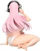 Super Sonico Noodle Stopper Figure White Bikini 1 Type - Ver. -