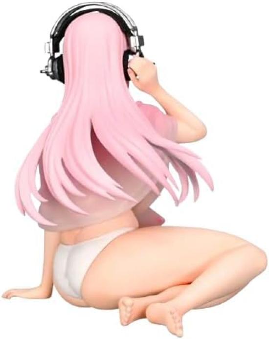 Super Sonico Noodle Stopper Figure White Bikini 1 Type - Ver. -