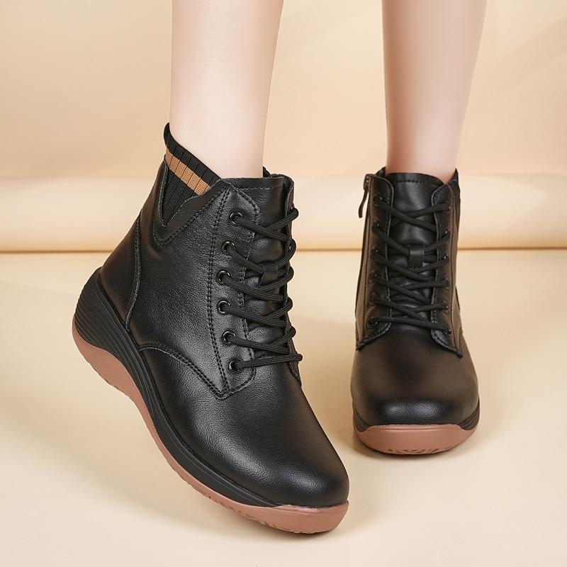 Martin Boots Women's Short Boots Autumn Women's Shoes Soft-soled Women's Short Boots Casual Single Shoes Women