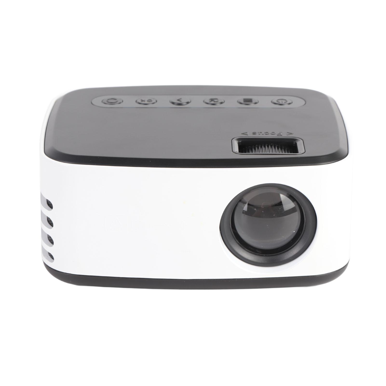 

Мини-проектор черный белый HD 1080P портативный уличный домашний кинотеатр проектор для смартфона планшета