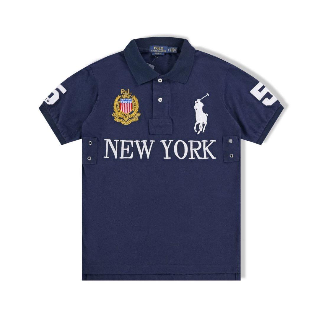 VibeStreet Heren Katoenmix Poloshirt Geometrisch Letterpatroon, Ademend, Klassieke Stijl, Casual, Korte Mouw Mode T-shirt S