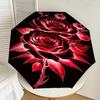 1pc Rose Petals Automatic Open/Close Umbrella Compact Folding Umbrella with 8-Rib Shaft for Women/Men, Elegant Birthday1188S
