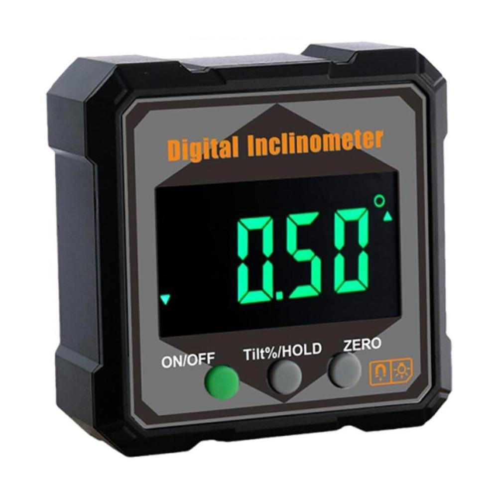 

1Pcs Electronic Magnetlc Digital Inclinometer LCD Display Angle Level Ruler for Automobile Test Style 1
