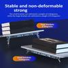 Foldable Aluminum USB C Stand Dock 7 Port Expansion Dock 4K60Hz 100W Charging Ethernet Card Reader For Laptops