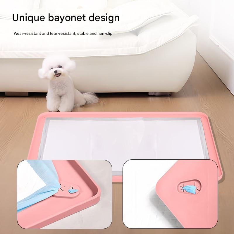 Silicone Pet Potty Training Pad Waterproof Machine Washable Dog Urine Pad Reusable Puppy Pee Pad for Indoor Toilet Training