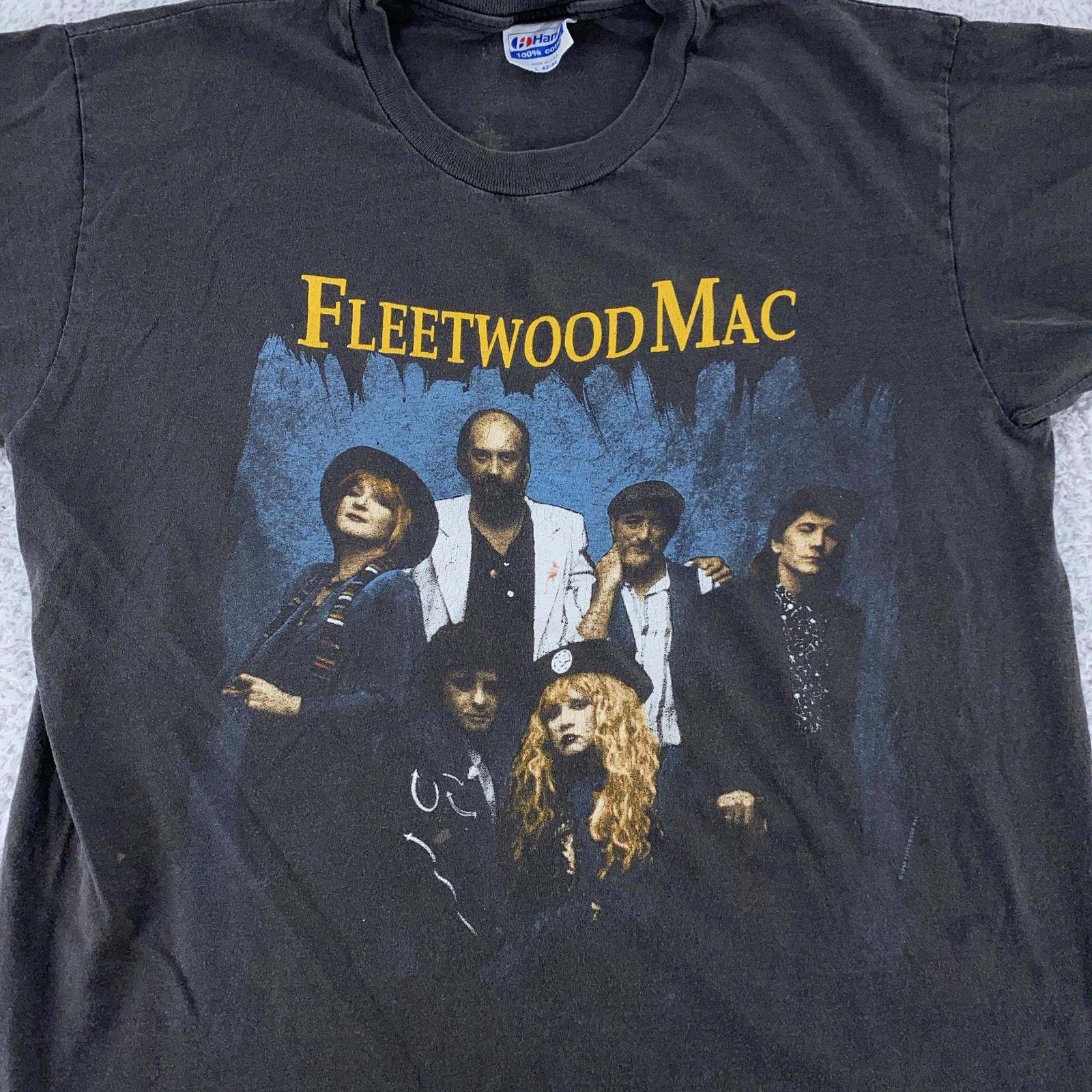 

Vintage Fleetwood Mac Shirt Small Black Penguin Band Tour Graphic 1990s 90s 4XL