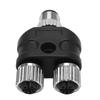 For NMEA 2000 M12 5 Core Starter Y Shape Tee Adapter IP67 Waterproof for Motor Rail Transit Marine Radar