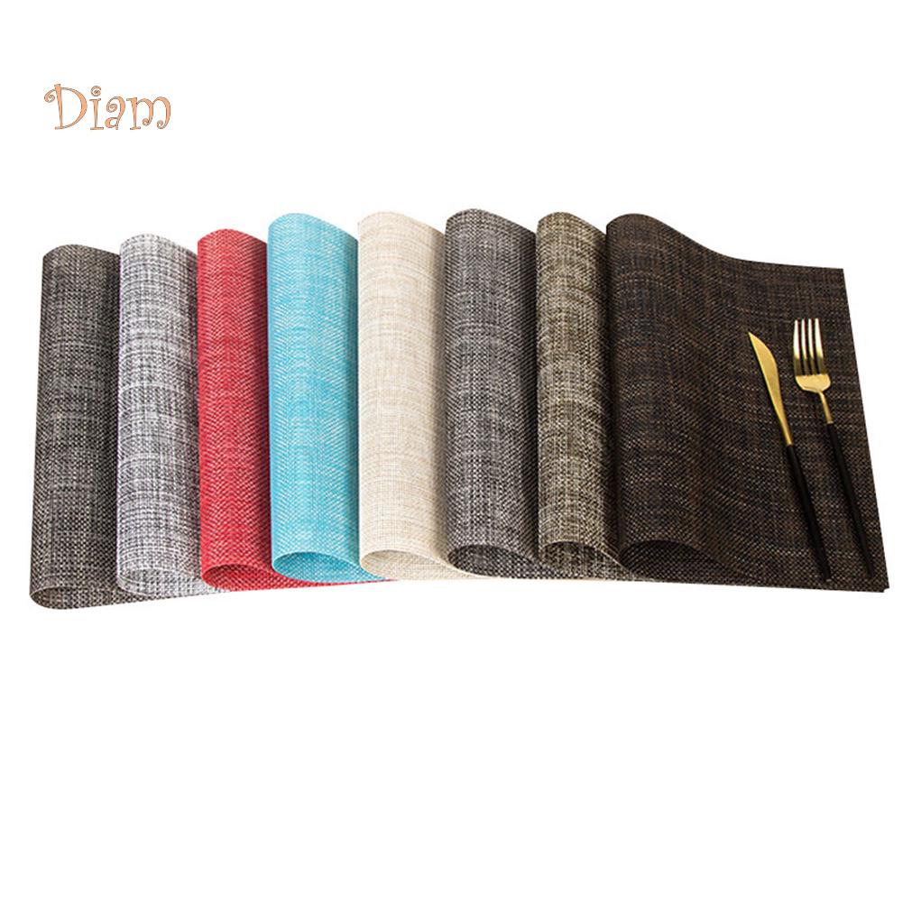 NO.HS Heat Insulation Non-slip Placemat Dining Table Bowl Dish Cup Pad Mat Heat Resistant Mat