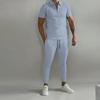 Costume de vară pentru bărbați: Noul ansamblu sportiv pentru tineret și pantaloni casual