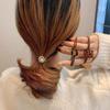 Leopard Square Gold Circle Hair Band 3P SET