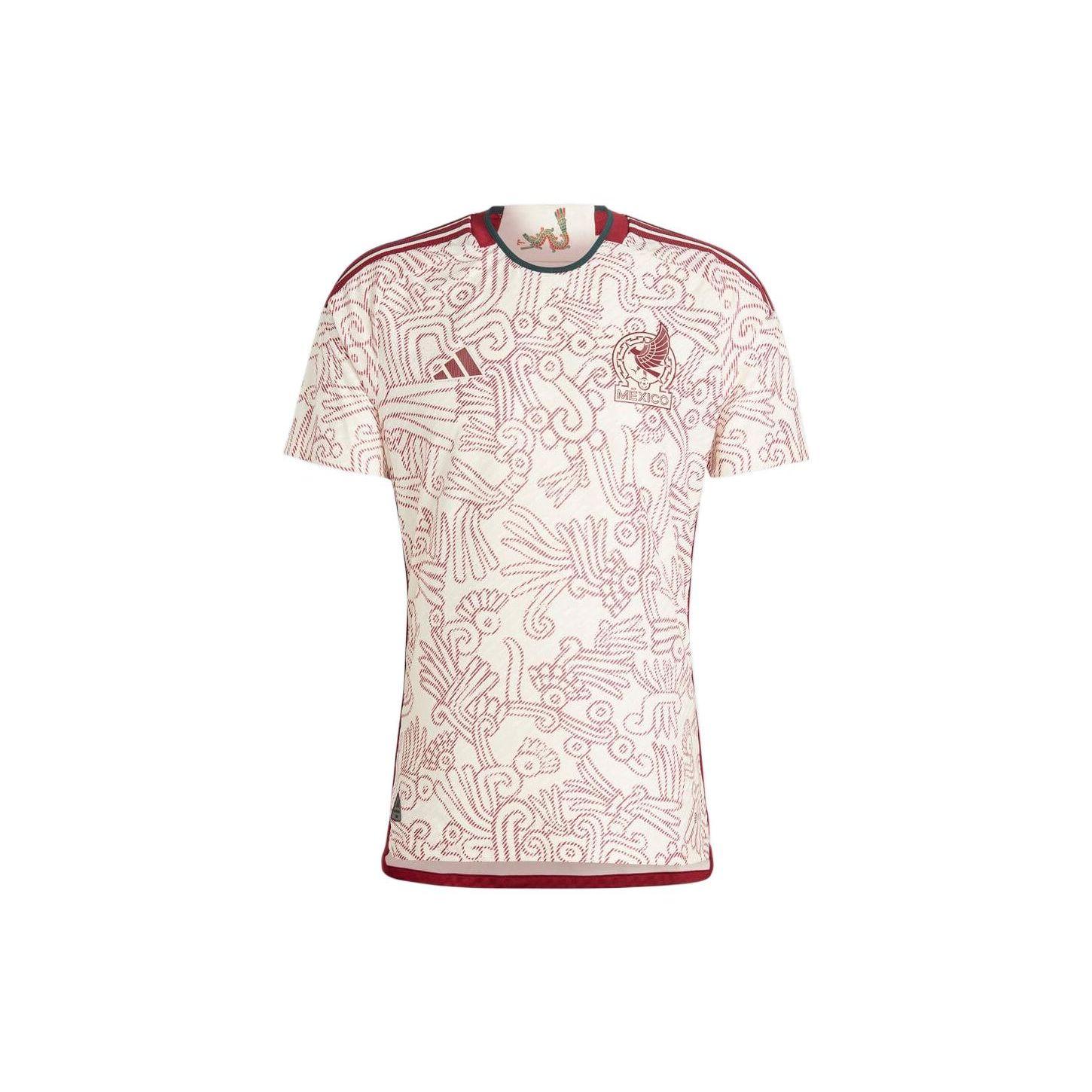 Adidas Mexico 2022 Away Authentic Jersey Men Wonder White HD9313 S