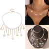 Sparkling Butterfly Pendant Necklace Delicate Tassels Necklace Charming Necklace Perfect for Daily Wear Parties and Gift