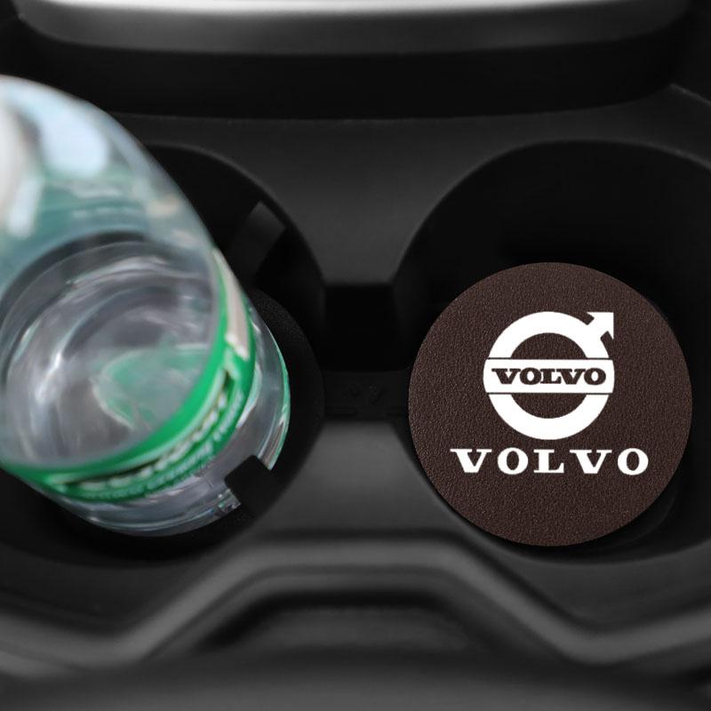 Car anti-slip coaster waterproof water coaster suitable for Volvo XC90 V90 V60 XC60 V40 S80 S60 S90 C40 XC40 V70 XC70 C30 C70 EX RU8