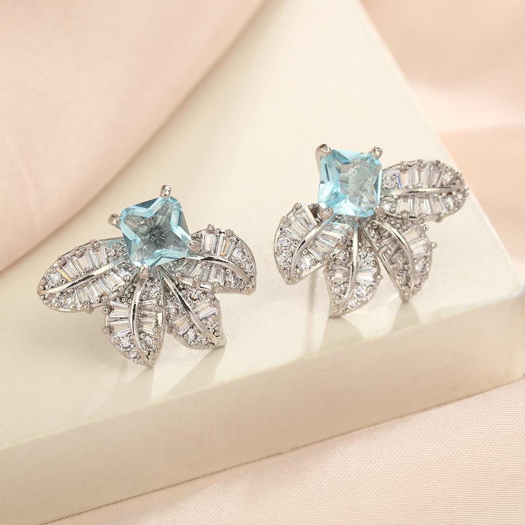 Geometric Pearl Drop Earrings With Cubic Zirconia For Elegant Women