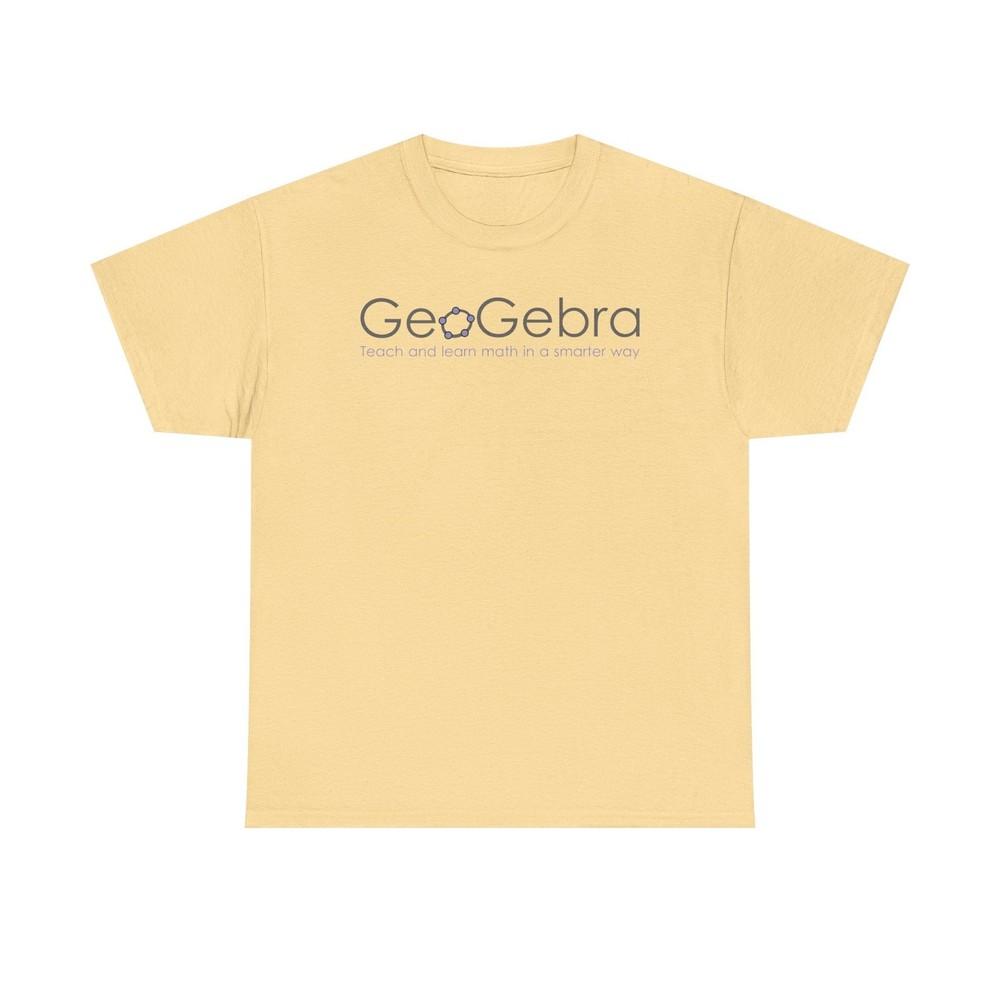 

GeoGebra T-Shirt Defunct Math Education App Teach And Learn Math Smarter Way Tee 4XL