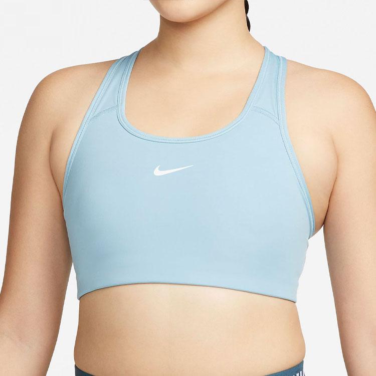 Nike Medium Support Solid Sports Bra Women Underwear Old-Blue BV3637-495