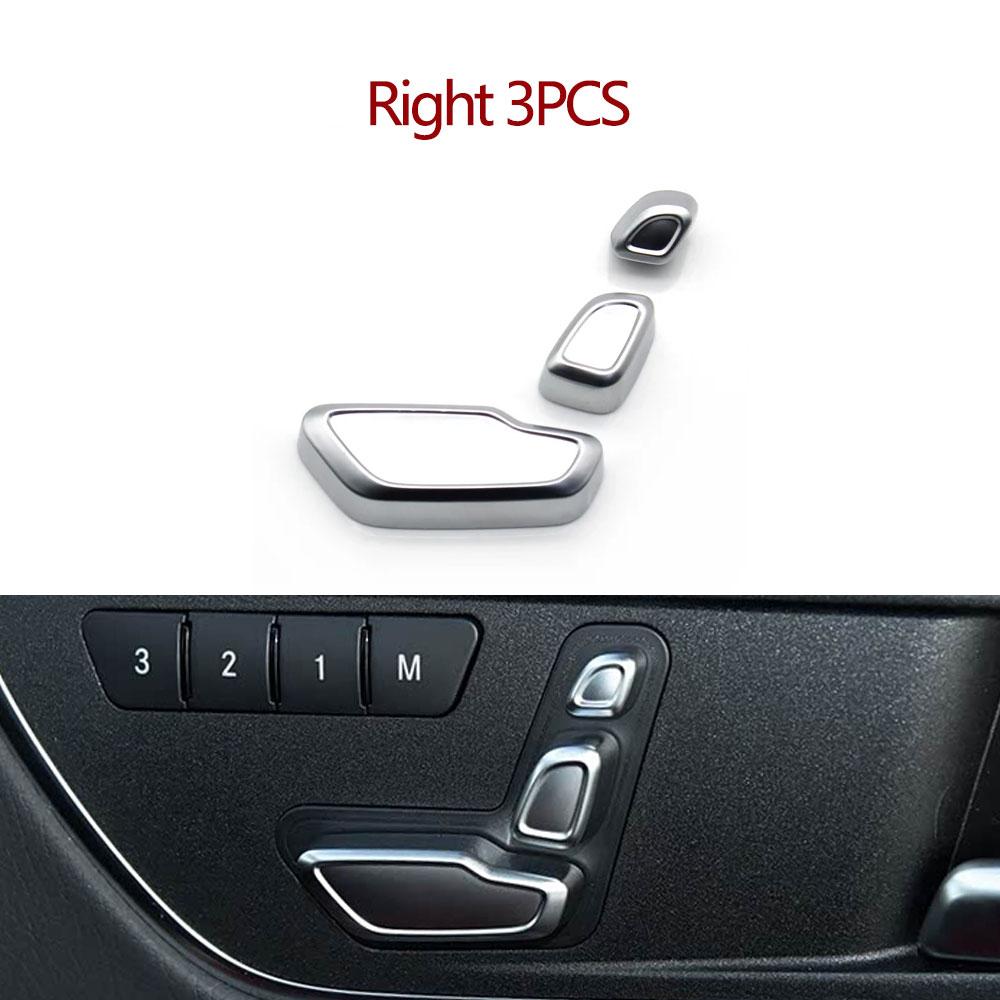 Knappskydd för justeringsknapp för nackstöd på framsätet för Benz A B C E ML GL GLE GLK CLS W204 W207 W212 W166 X204 W218 W117