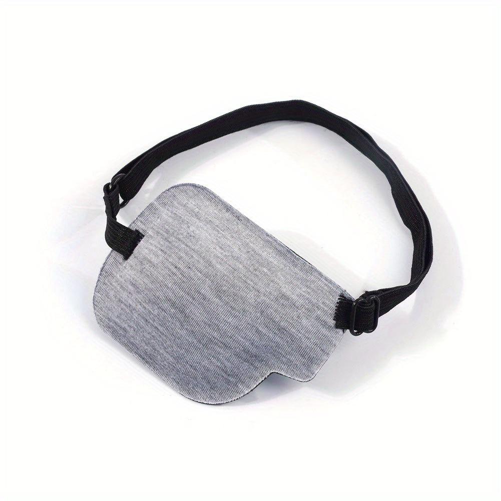 

1шт черный одинарный глазной патч регулируемый 3D пенопластовый паз повязки для ленивых глаз медицинское использование вогнутый глазной патч серый