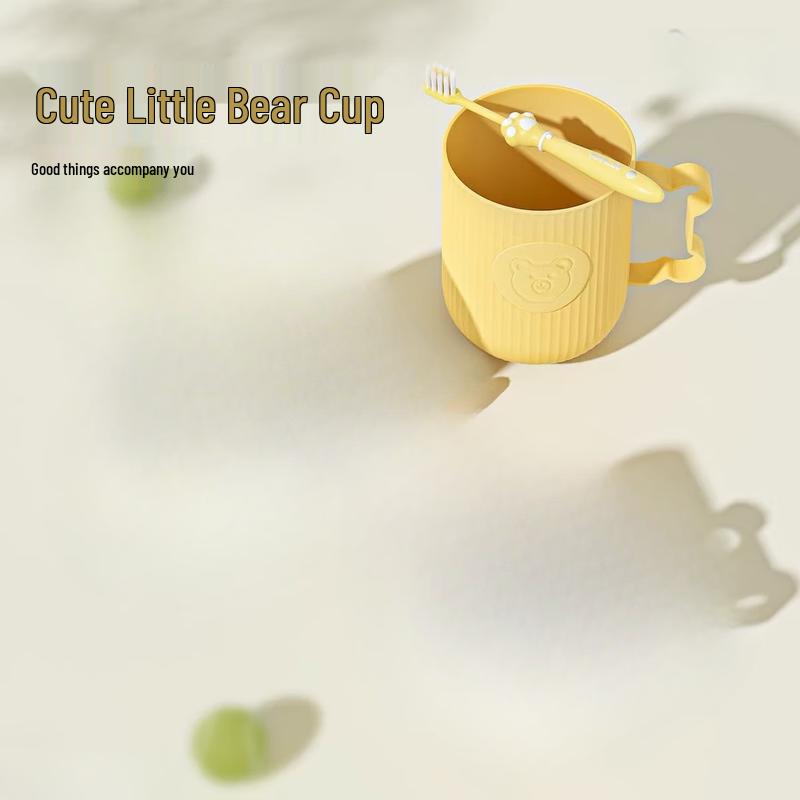 YIXI Toothbrush and Mouthwash Cup