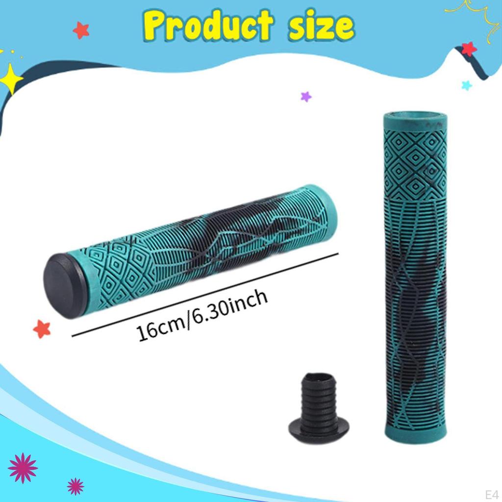2 Pieces Bike Handlebar Grips Handle Bar Wraps Anti Slip High Performance