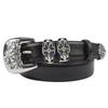 Women's White Leather Belt, Yu Shuxin Style - Versatile Metal Hollow Design for Hot Girl, Student, Jeans Outfits