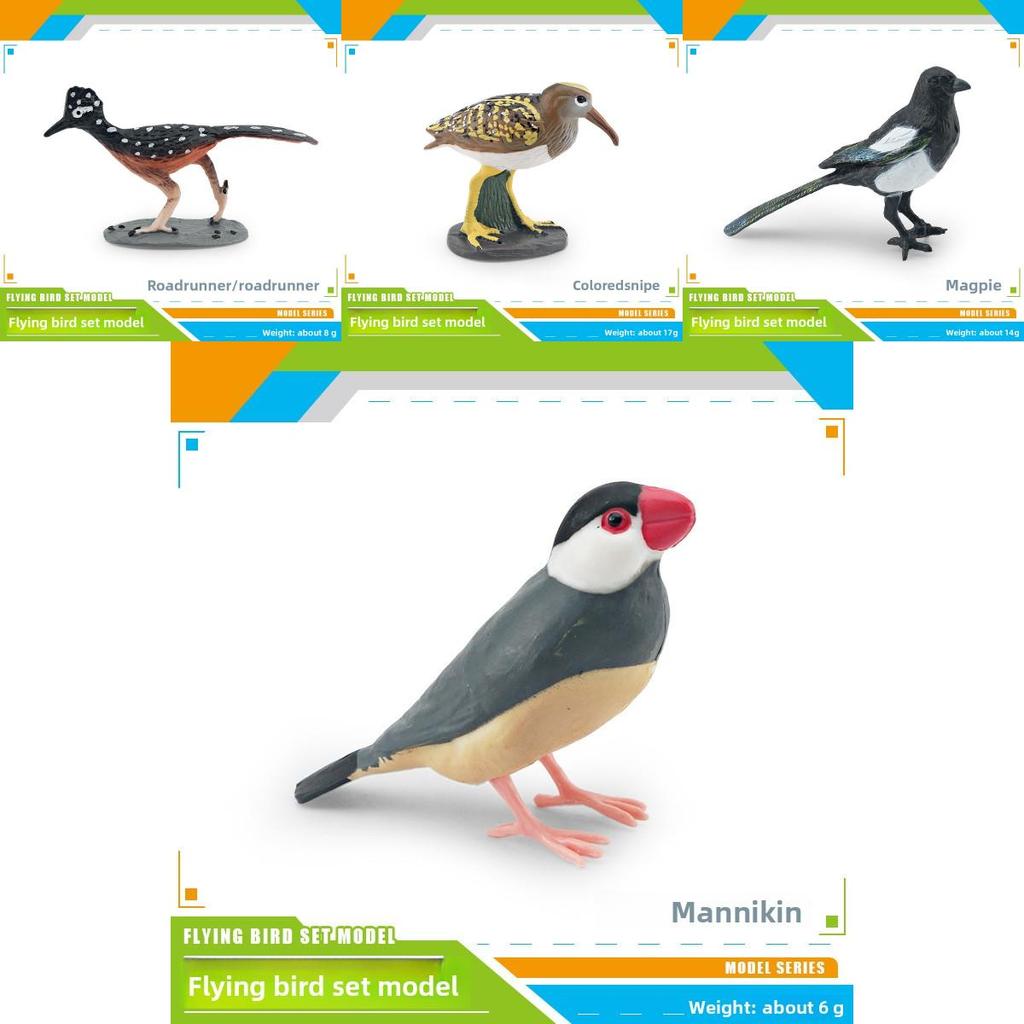 Parrot And Owl Figurines Made Of Plastic For Display And Educational Purposes