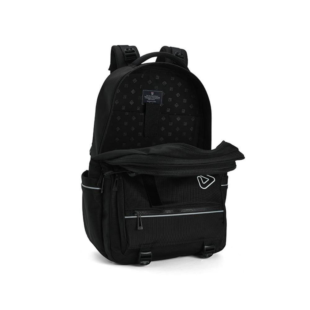 New FILA ORIGINALE Fabric Backpack Men's Jet Black F13M539106FBK